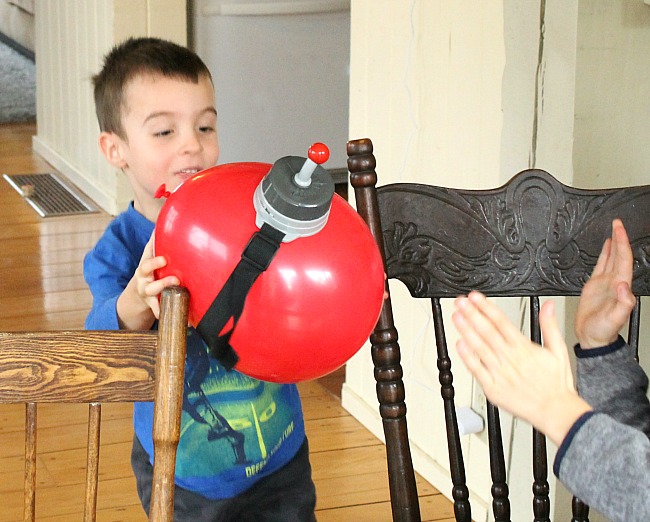 This is such a fun family game! The timer squishes the balloon, and you have to complete your task before the balloon pops! Love it for family game night. #sponsored #winningfingers #games