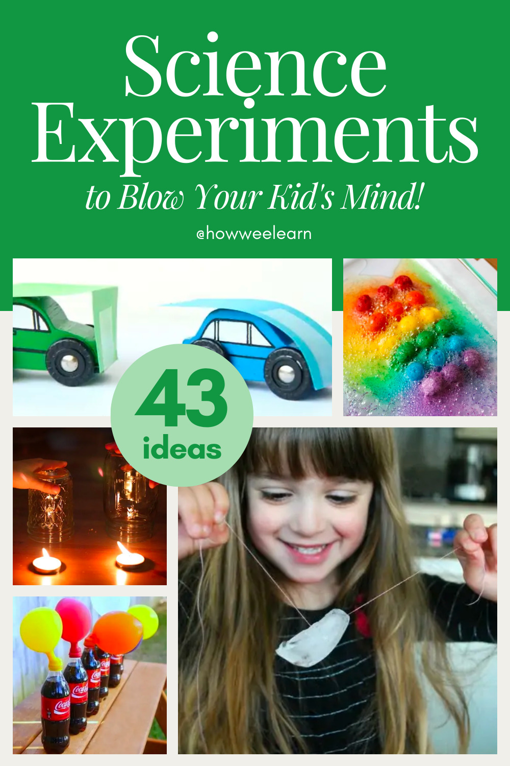 Simple but AMAZING science experiments for kids! These are awesome and easy science projects. #science #experiments #preschool #kids