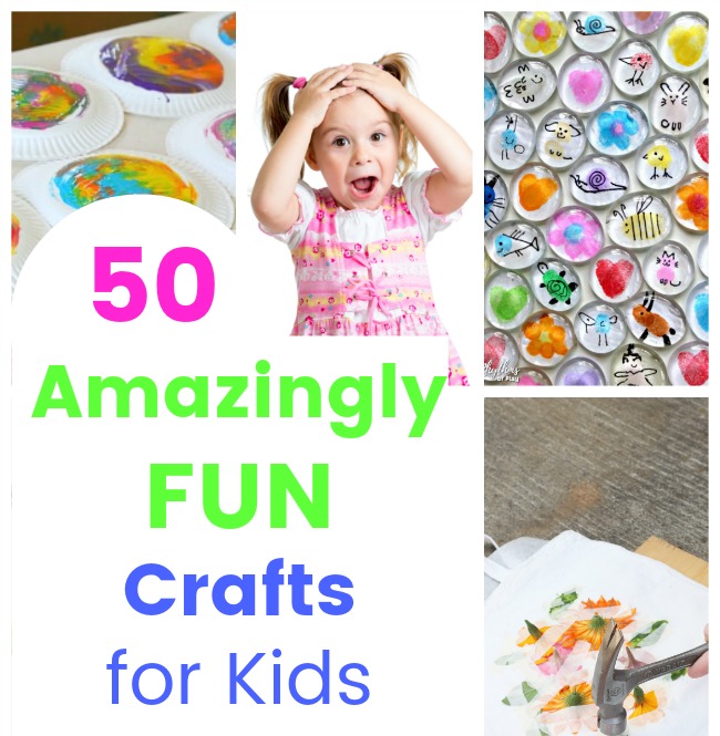 Amazingly fun crafts for kids! These crafts are simple and AWESOME #crafts #kids #fun 