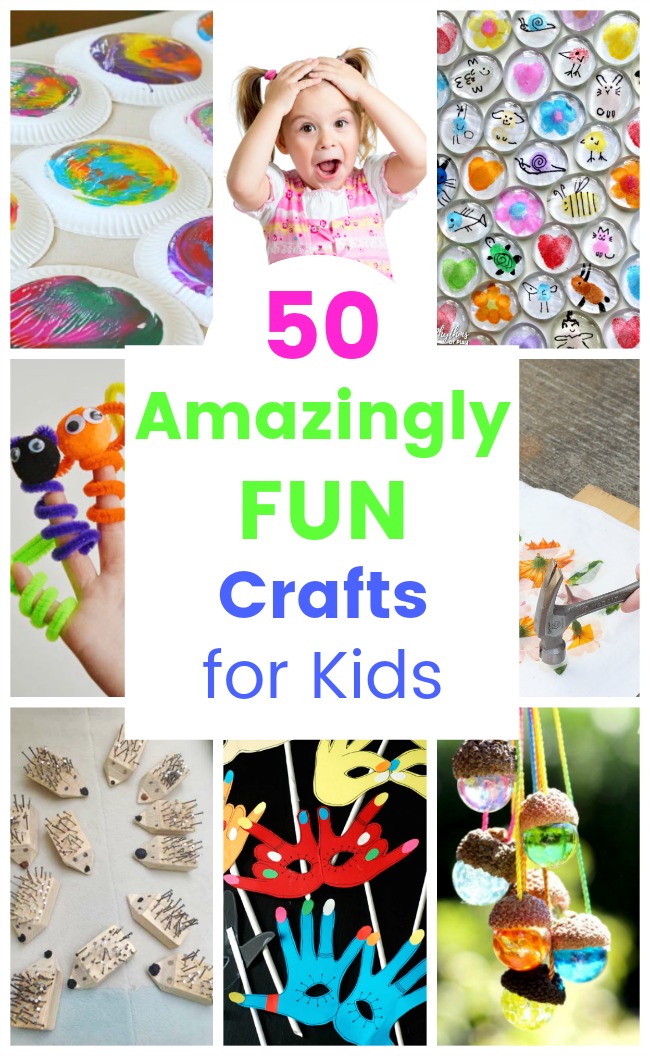 Amazingly fun crafts for kids! These crafts are simple and AWESOME #crafts #kids #fun 