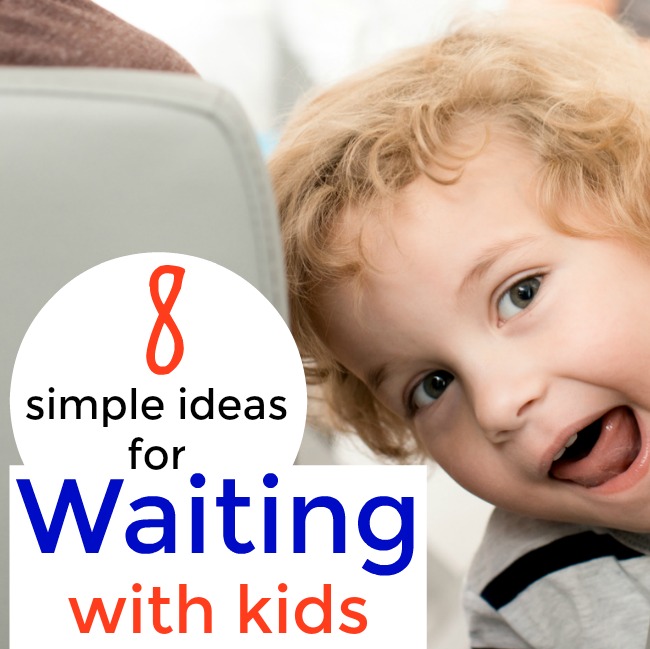 Great ideas for keeping kids busy when waiting in lines or at the doctors office. #Preschool #waiting #busy