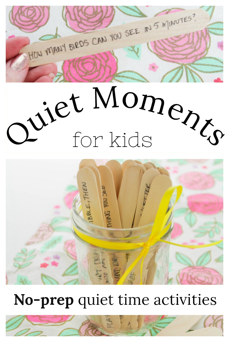 No-prep, no mess quiet time activities for kids! These quiet moments are great for when you need 10 minutes! #quiettime #quietgames #busybags #preschoolactivities #toddleractivities #kidsactivities #howweelearn