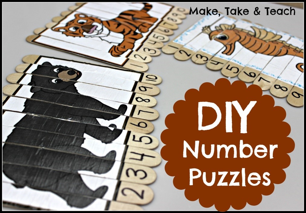 Such awesome ideas for playing with puzzles! These puzzle games and activities are perfect for a rainy day and great for a quiet time activity too! #howweelearn #puzzles #playideas #quiettime #busybags #preschoolactivities #kidsactivities #rainyday