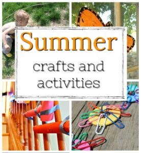 Awesome summer crafts and activities for kids! These are such easy ways to enjoy the summertime with your kids. #howweelearn #summer #summeractivities #craftsforkids #summercrafts #kidscrafts #kidsactivities