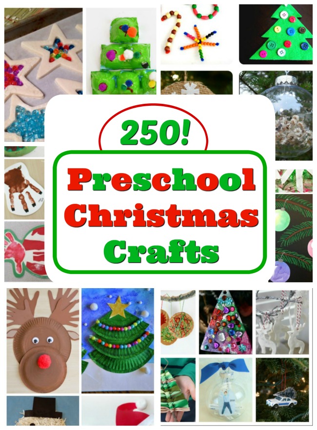 Collage of 250 Preschool Crafts for Christmas!
