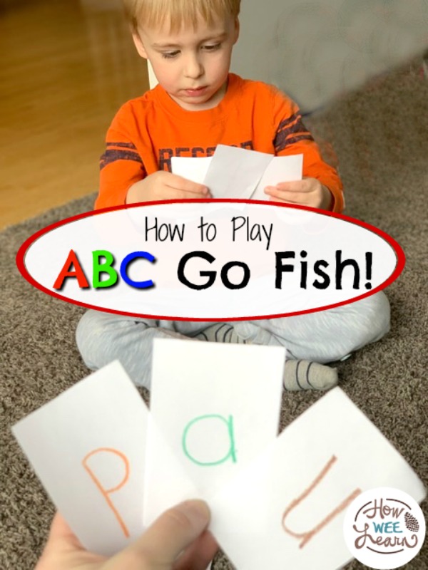 Preschool Card Games: ABC Go Fish! - How Wee Learn