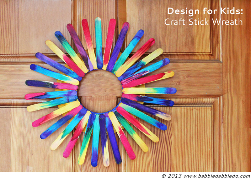 How to Make a Craft Stick Wall Hanging