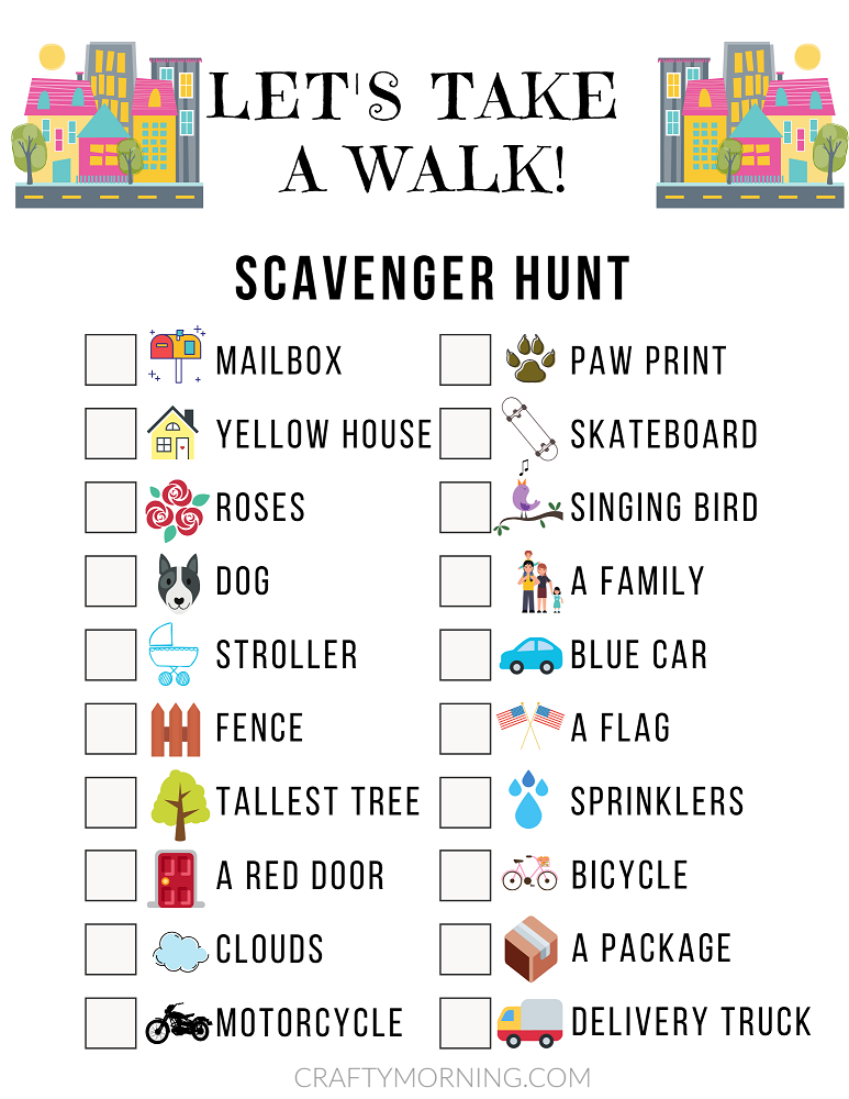 The Best Scavenger Hunts For Outside How Wee Learn