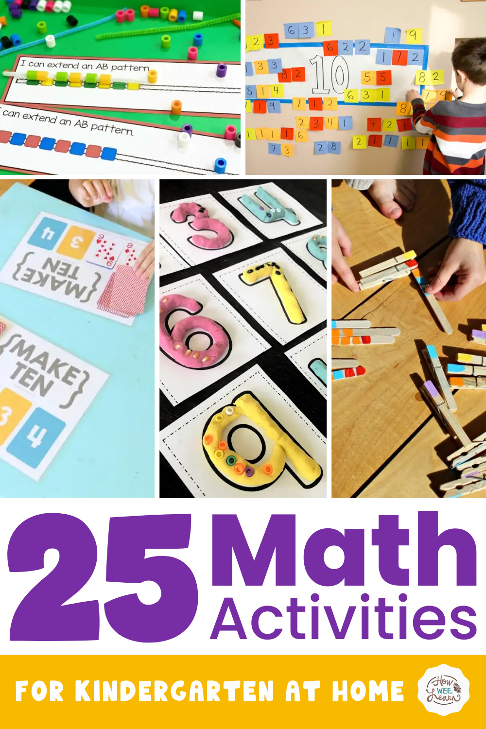 Math Activities for Kindergarten at Home