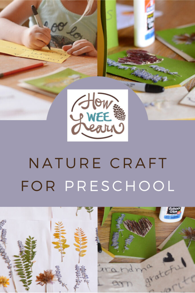 Preschool Nature Craft. #preschoolnaturecraft #naturecraftforpreschool #preschoolernatureactivity #fhdhomeschoolers #freehomeschooldeals