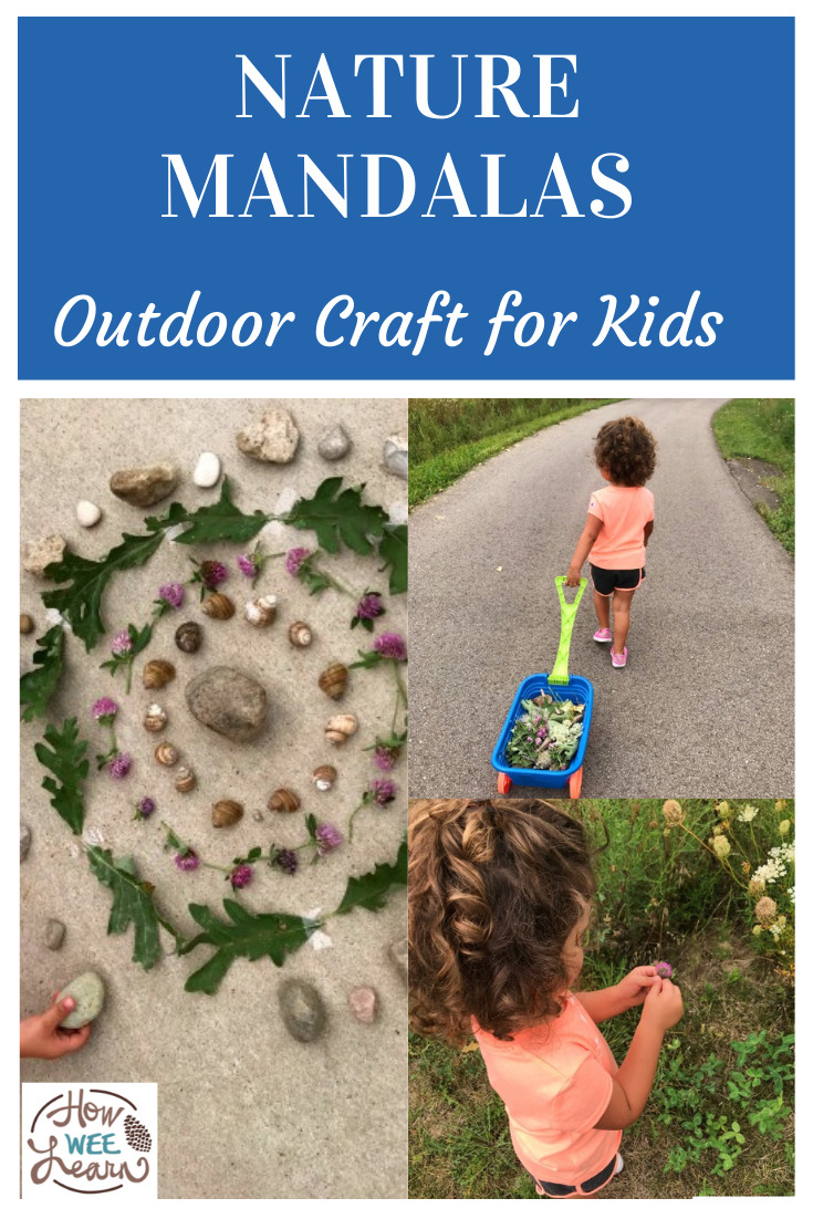 These nature mandalas are the most beautiful outdoor craft for kids. Incorporate some mindfulness into kids' activities