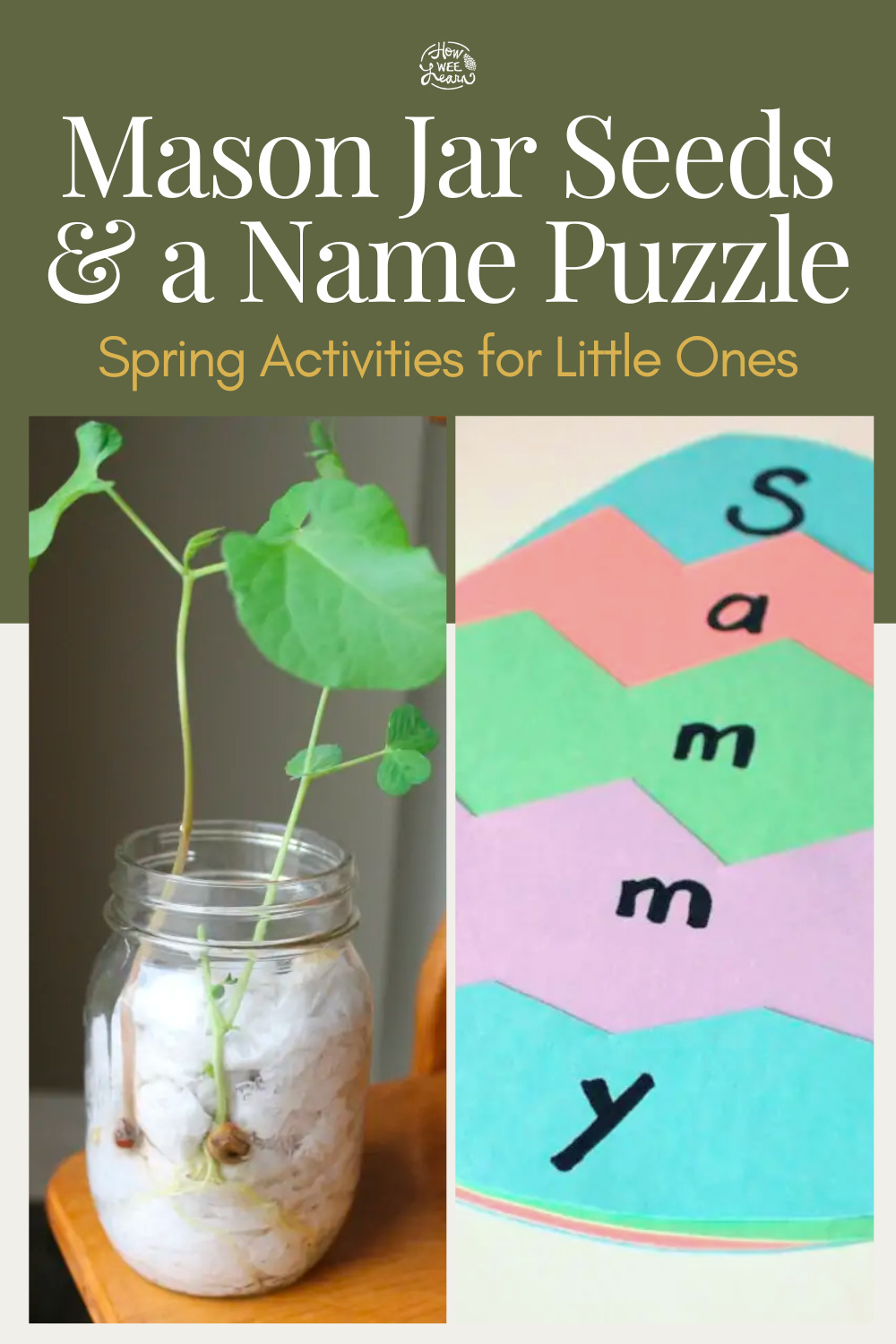 Mason Jar Seeds and a Name Puzzle
