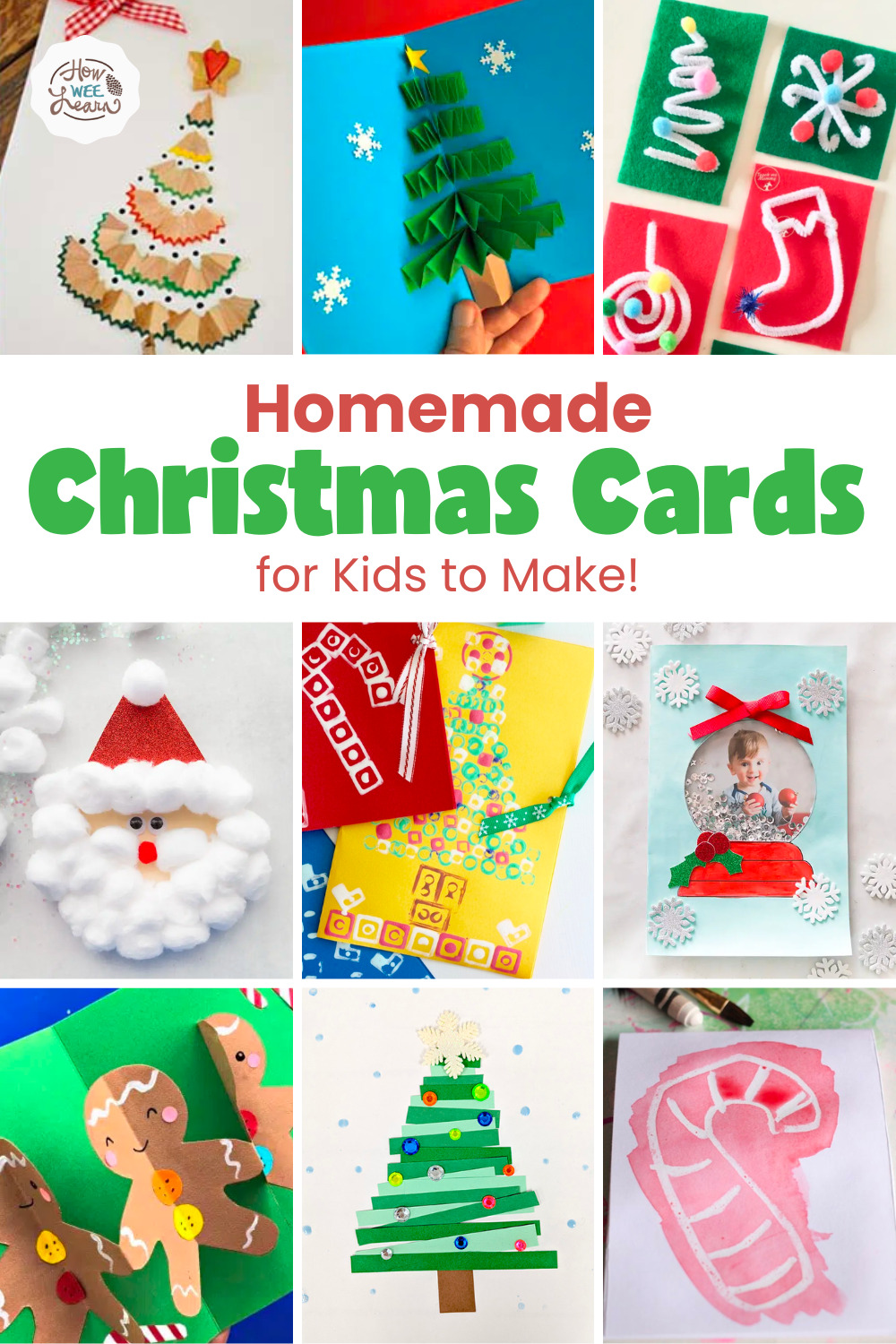 Homemade Christmas Cards for Kids to Make