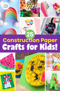 25 Construction Paper Crafts for Kids