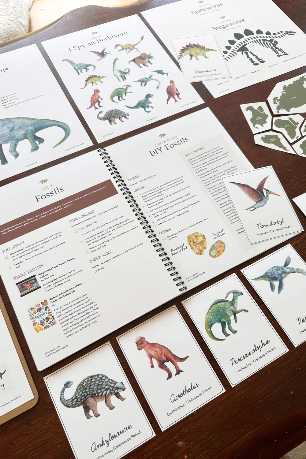Dinosaurs Family Unit Study Components