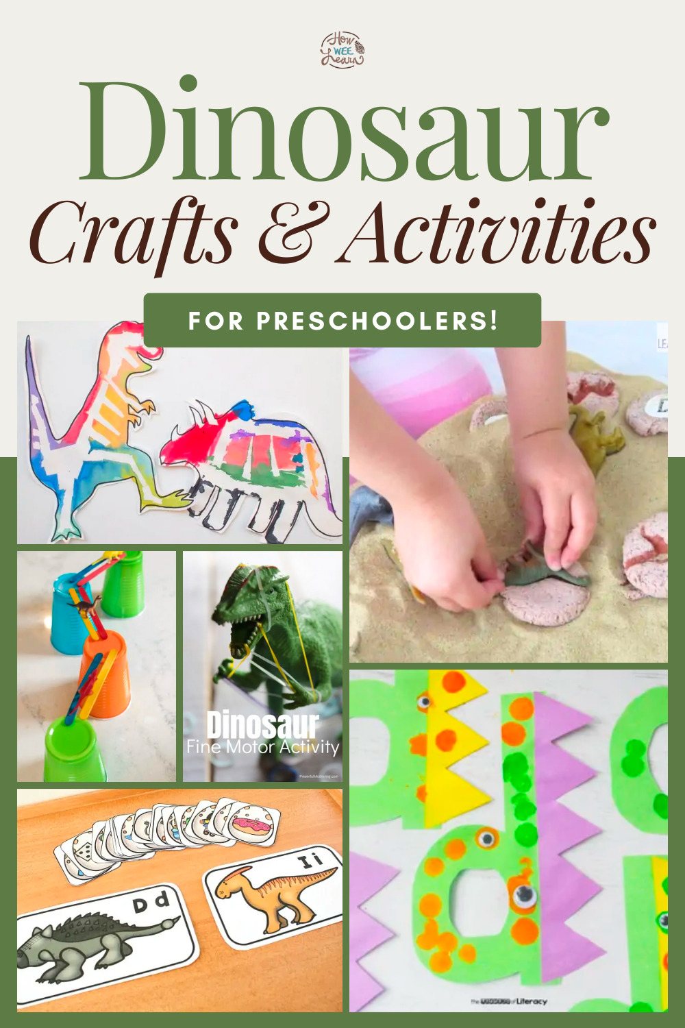 dinosaur crafts and actvities for preschoolers