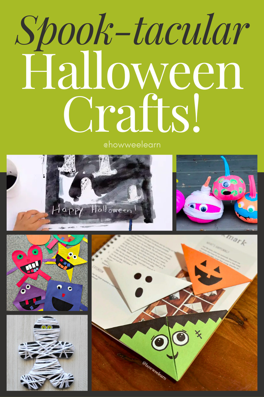 SPOOK-tacularly Simple Halloween Crafts for Kids - How Wee Learn