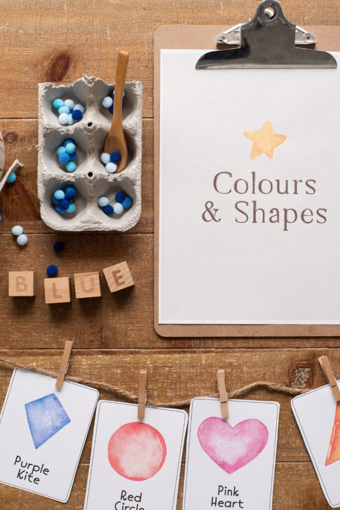 Playful Days: Colours & Shapes Theme Photo of Materials