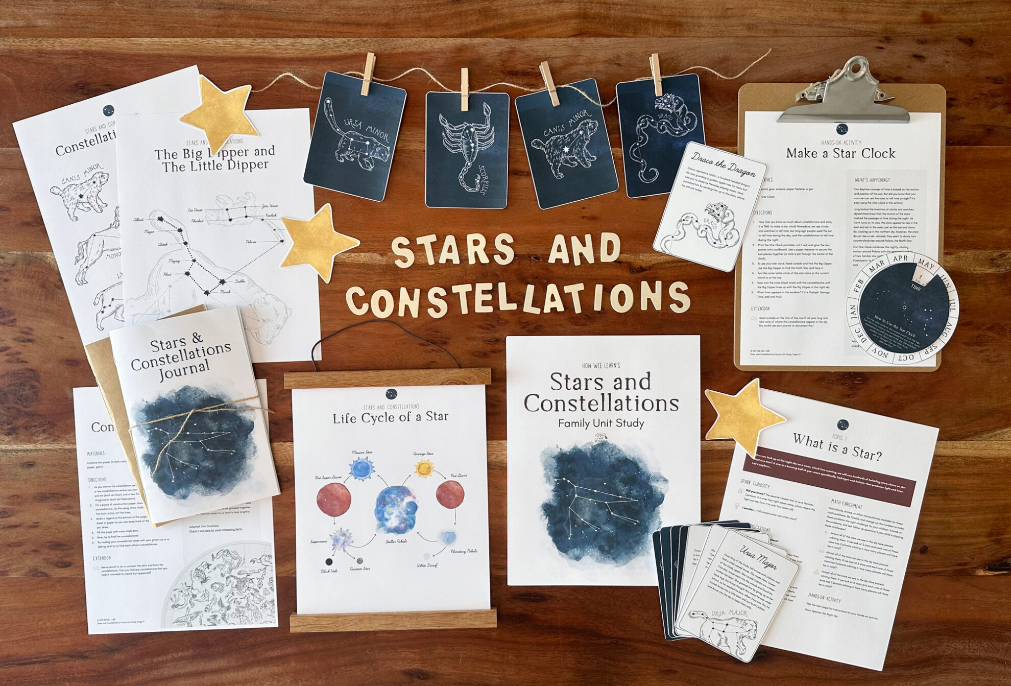 Stars and Constellations Family Unit Study