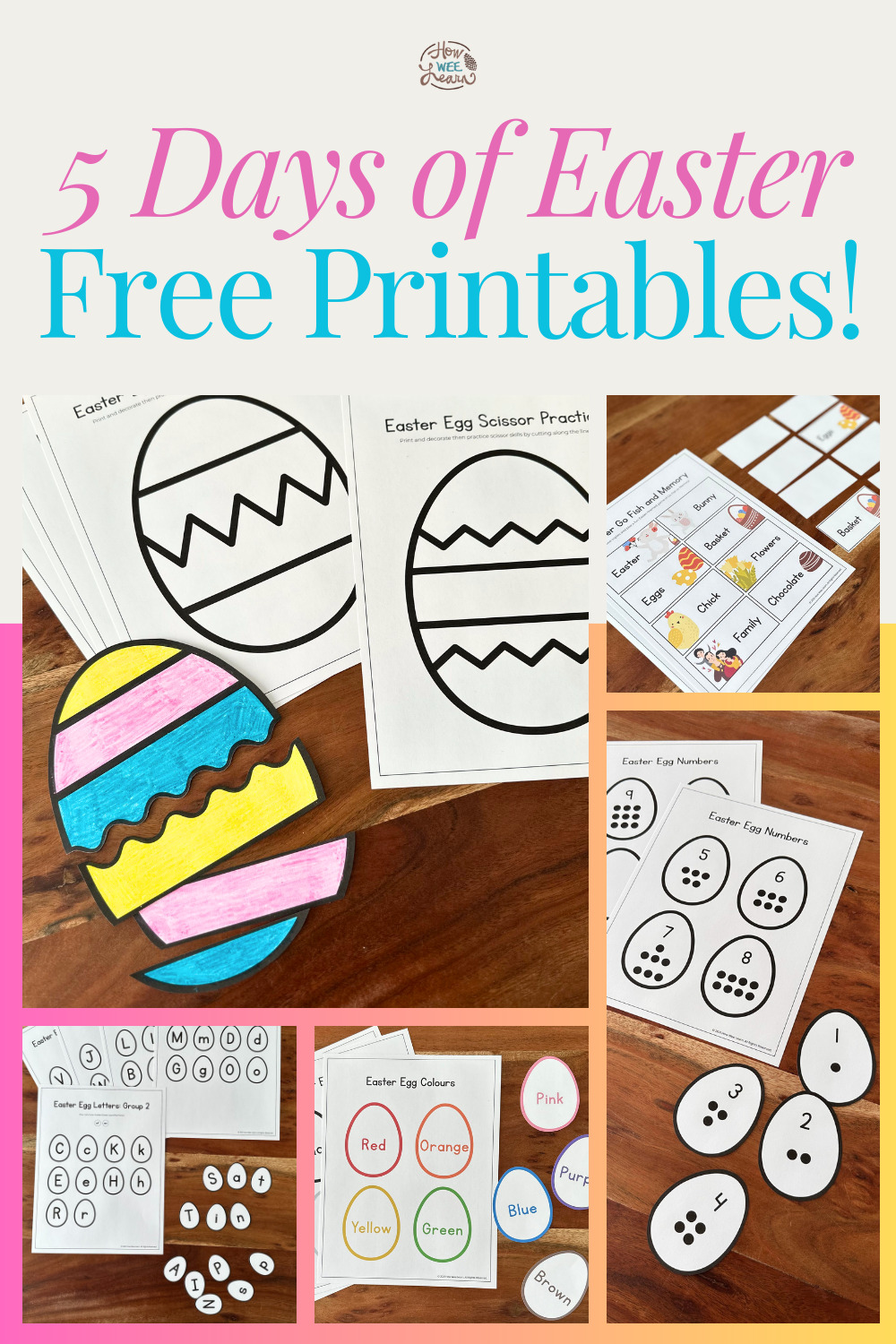 5 Days of Easter Printables
