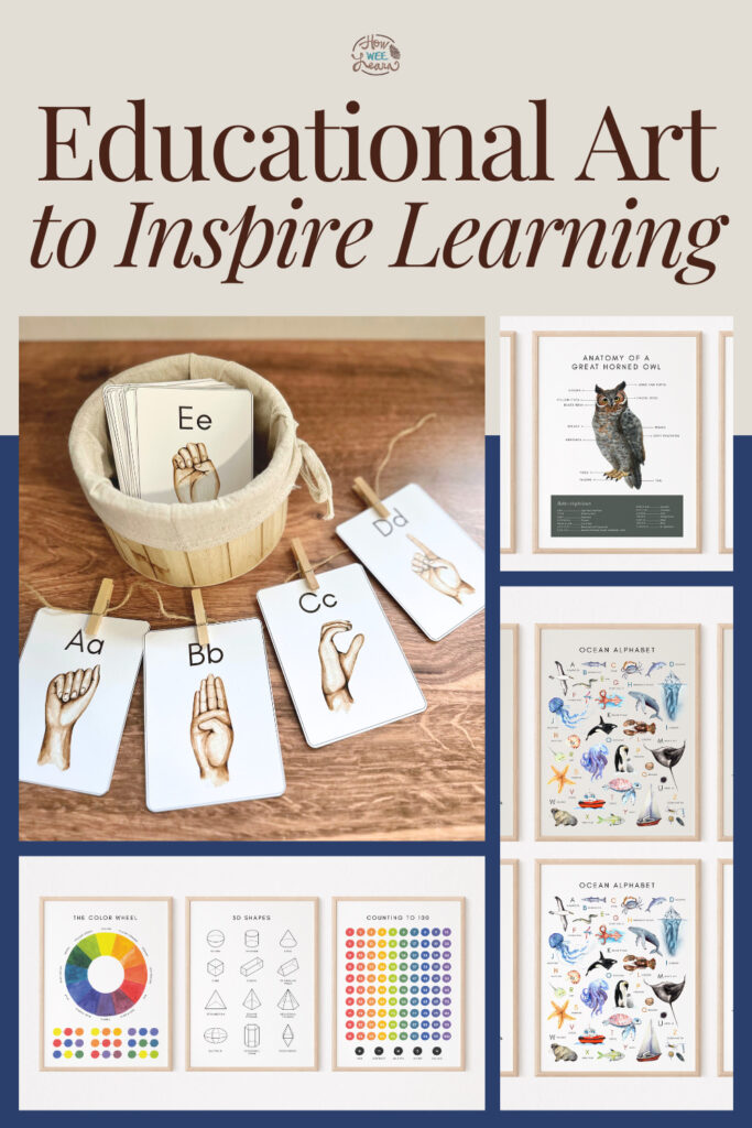 Educational Art to Inspire Learning - How Wee Learn