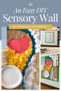 An Easy DIY Sensory Wall for Toddlers
