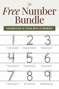 Free Number Bundle: Celebrating 10 Years with 10 Freebies