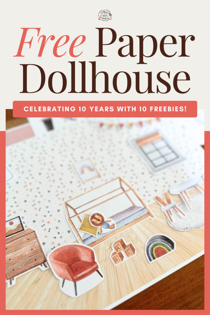 10 Days of Freebies: Printable Dollhouse - How Wee Learn