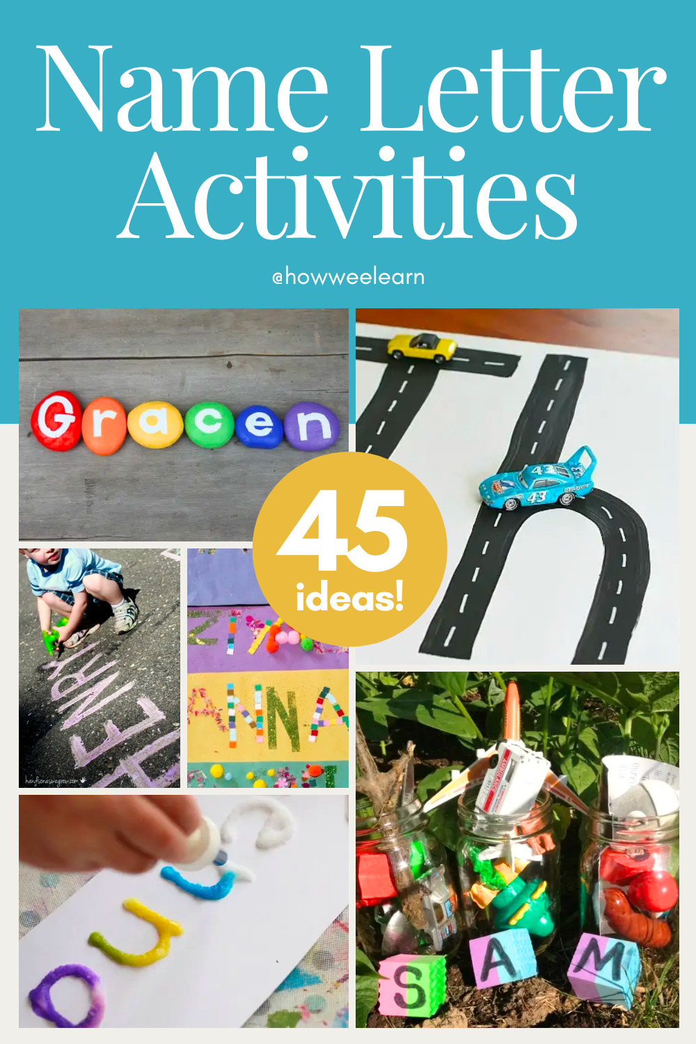 These are AWESOME name activities for preschoolers