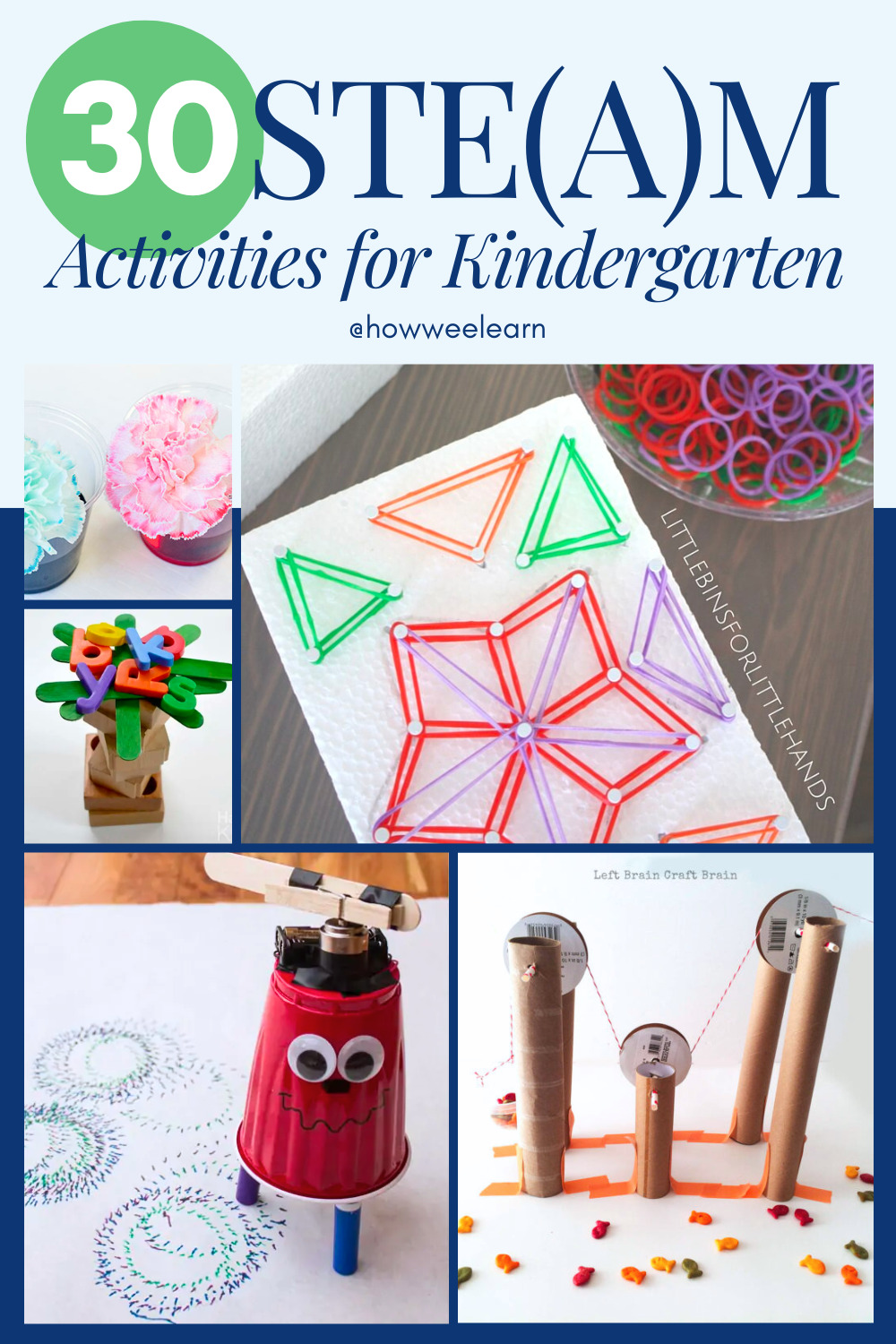 Adding STEM (science, technology, engineering, math) activities to your kindergarten (or any grade!) lesson plans is a great way to include hands-on learning fun into your week!