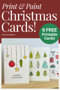 6 Free Printable Christmas Card Templates