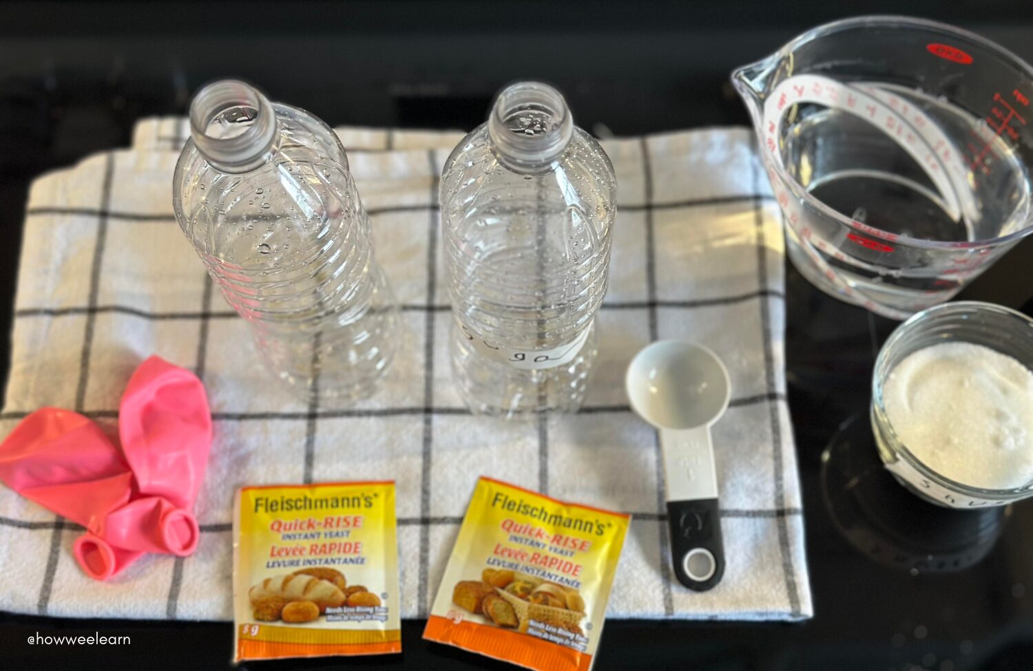 Sugar and Yeast Valentine's Day Science Experiment Materials