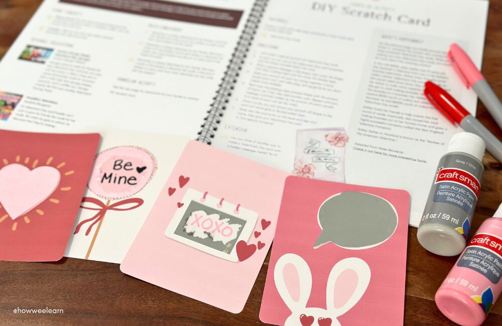 DIY Scratch Off Valentine's Day Cards