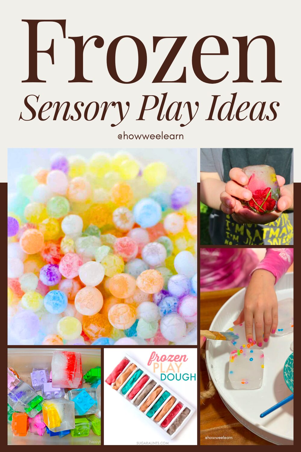 Frozen Sensory Play Ideas for Preschoolers