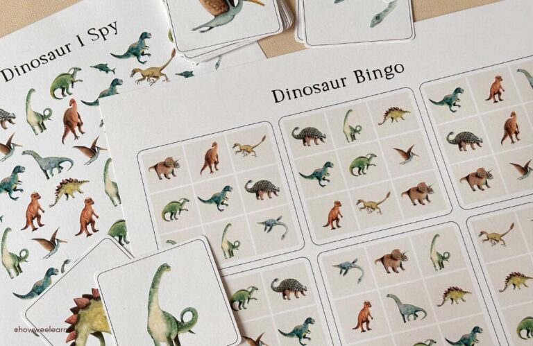 Free Dinosaur Printables for Kids! - How Wee Learn
