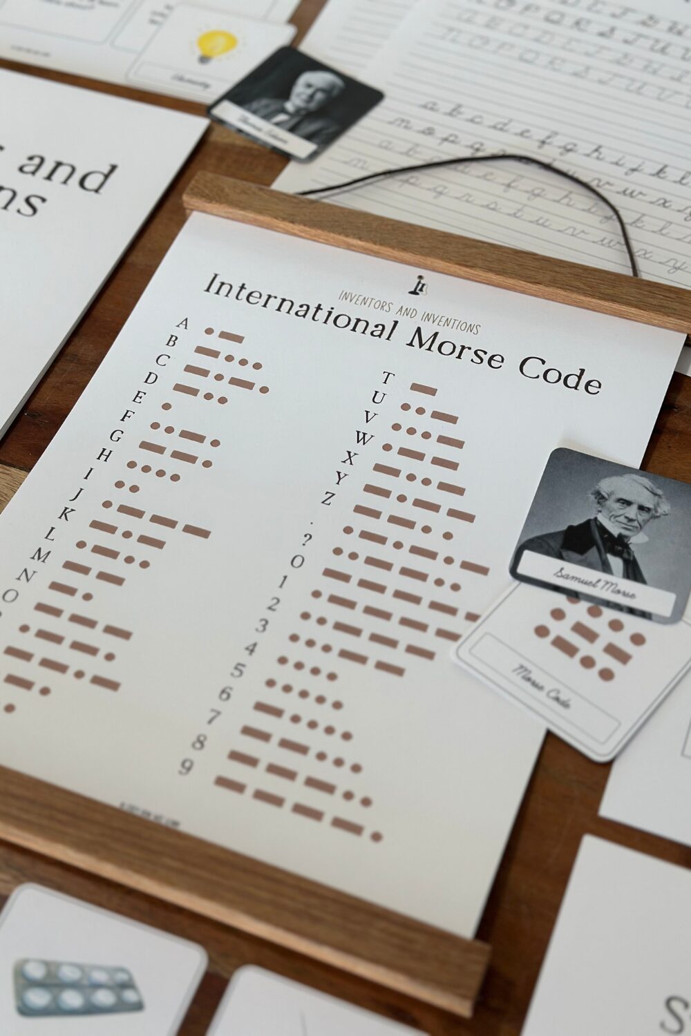 Inventors and Inventions Family Unit Study: International Morse Code Printable