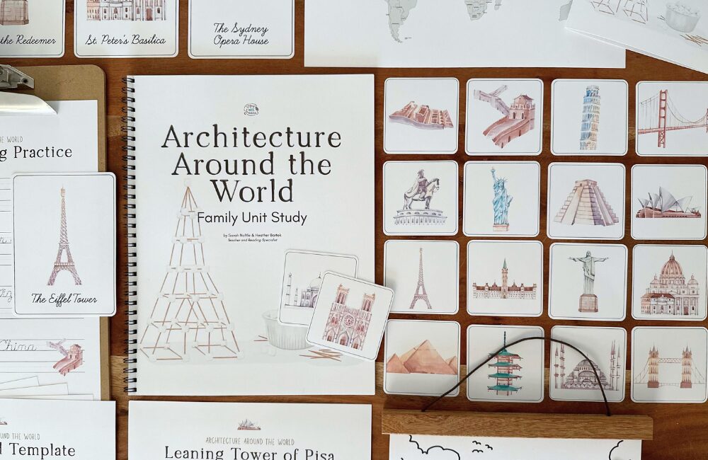 Architecture Around the World Unit Study Coursebook and Printables
