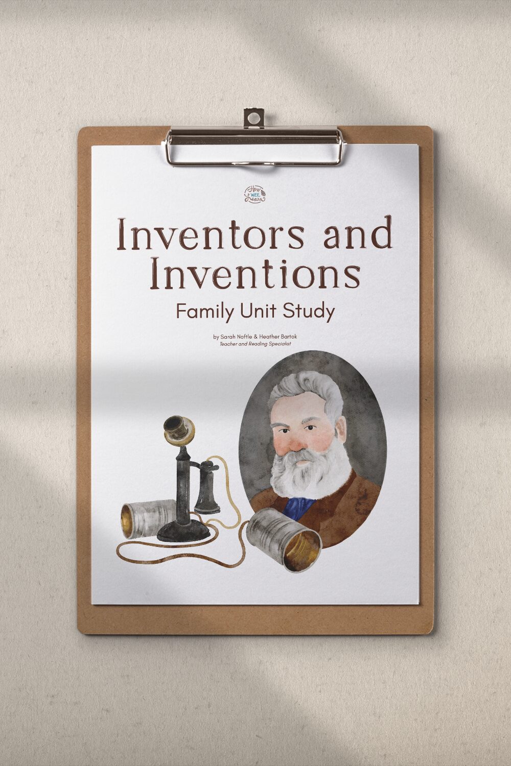 Inventors and Inventions Family Unit Study Cover Page