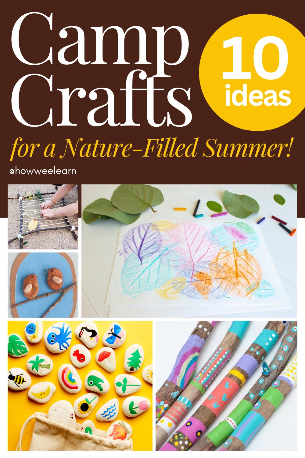 Camp Crafts for a Nature-Filled Summer, 10 Ideas