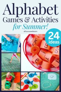 Alphabet Games and Activities for Summer