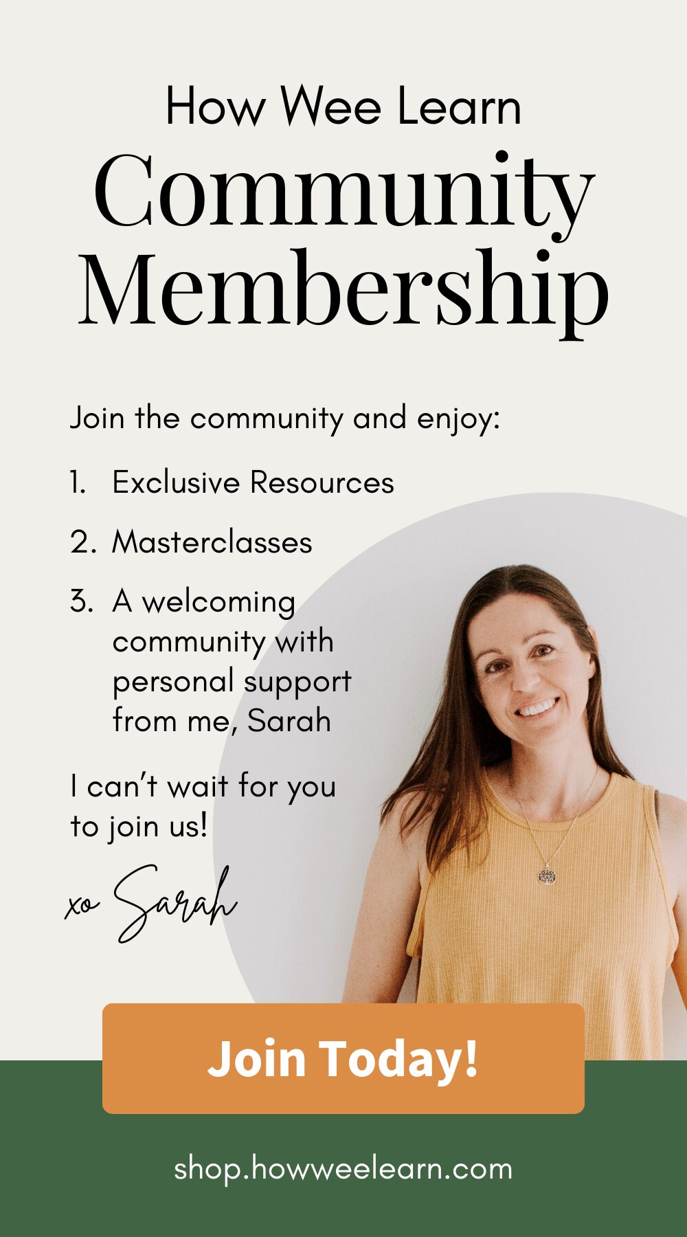 How Wee Learn Community Membership: Join Today!