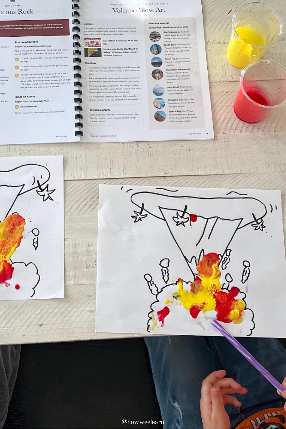Volcano Blow Art
