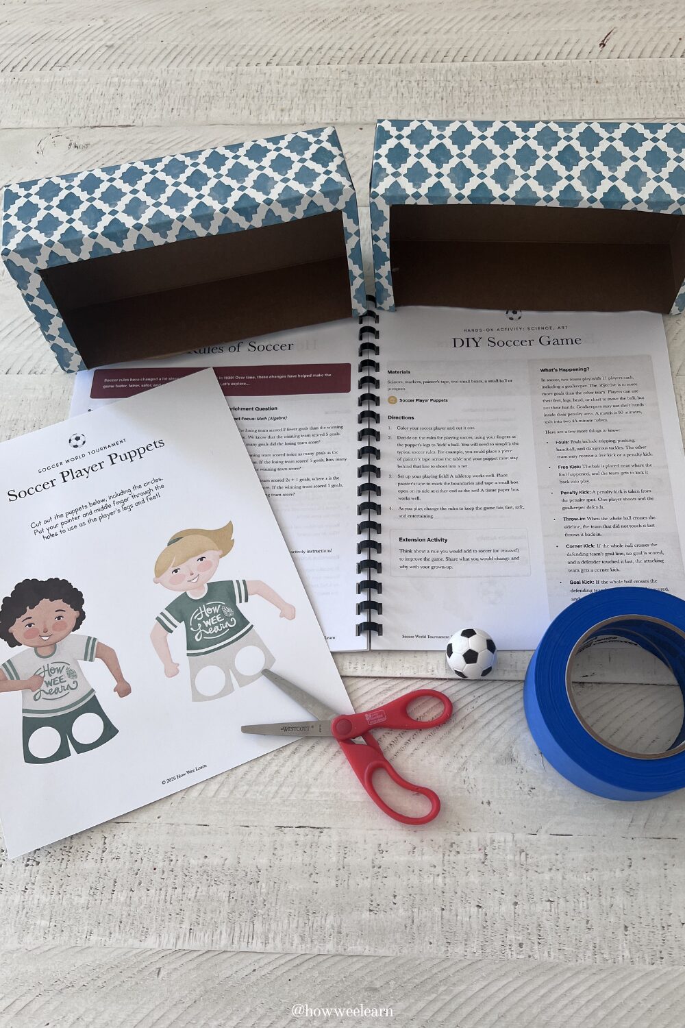 DIY Soccer Game Materials Needed