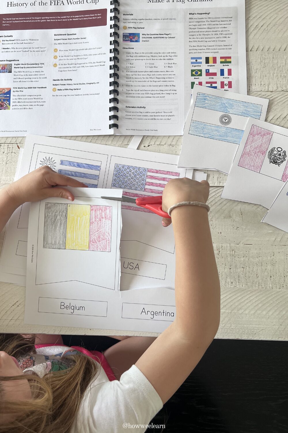 Flag Garland Activity
