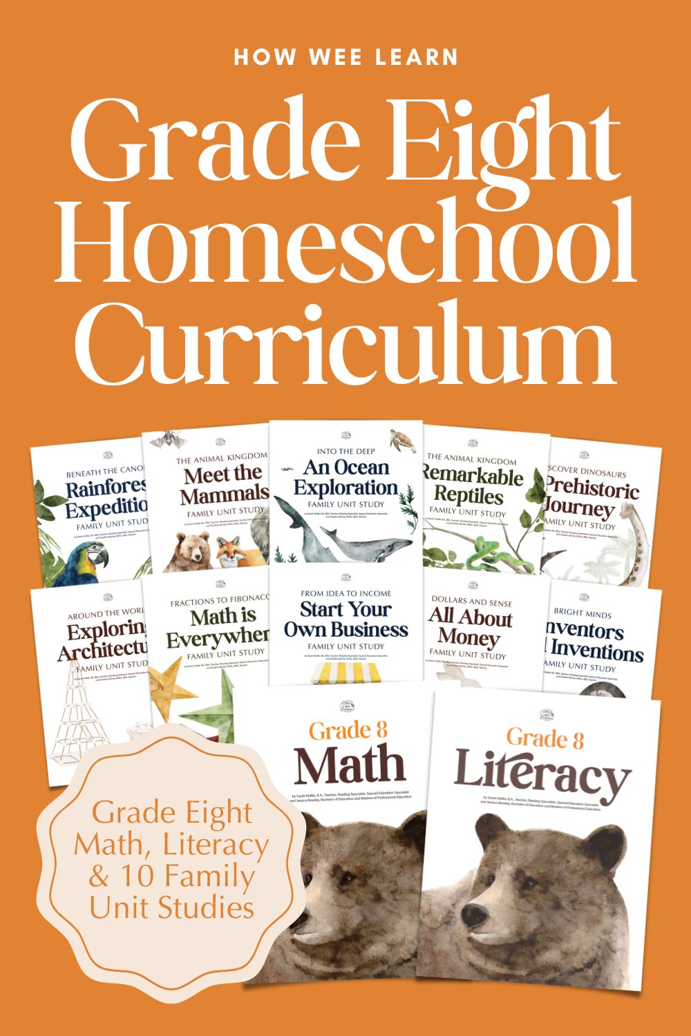 Grade Eight Homeschool Curriculum