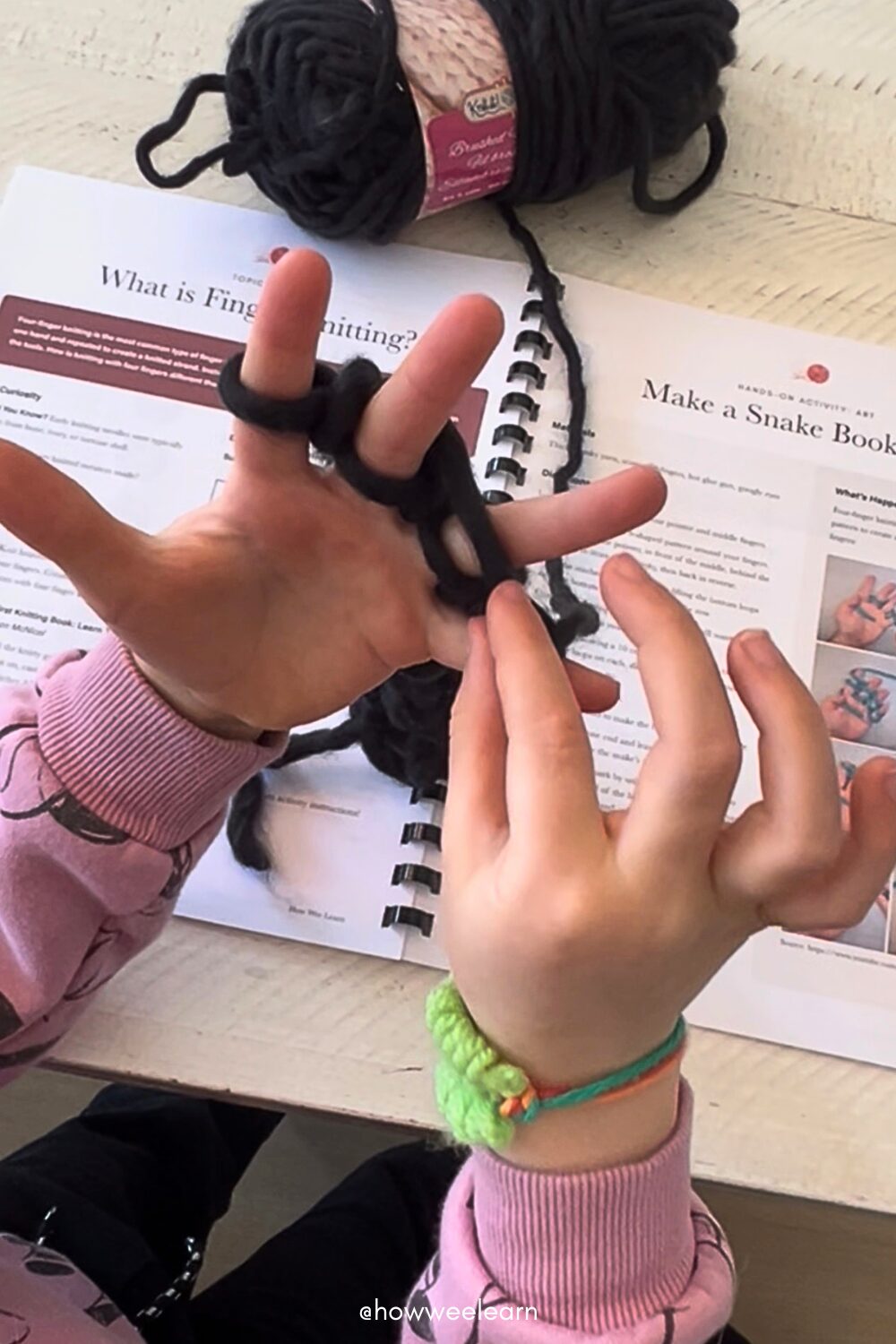 Finger Knitting