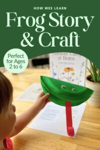 Frog Story and Craft from Summer Camp at Home: Little Kid Edition by How Wee Learn