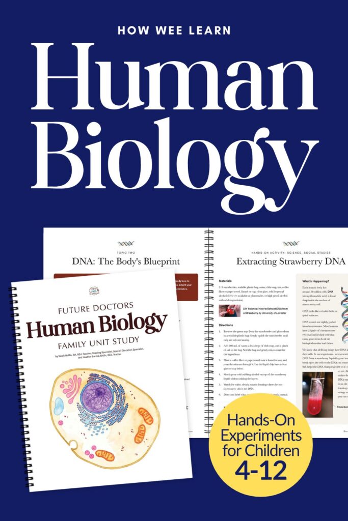 Wee Study Discover the Science Inside You! Human Biology Unit Study for Kids ...