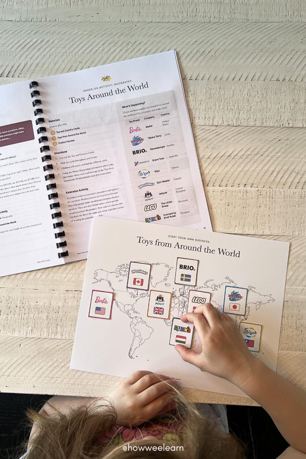History of Toys matching game