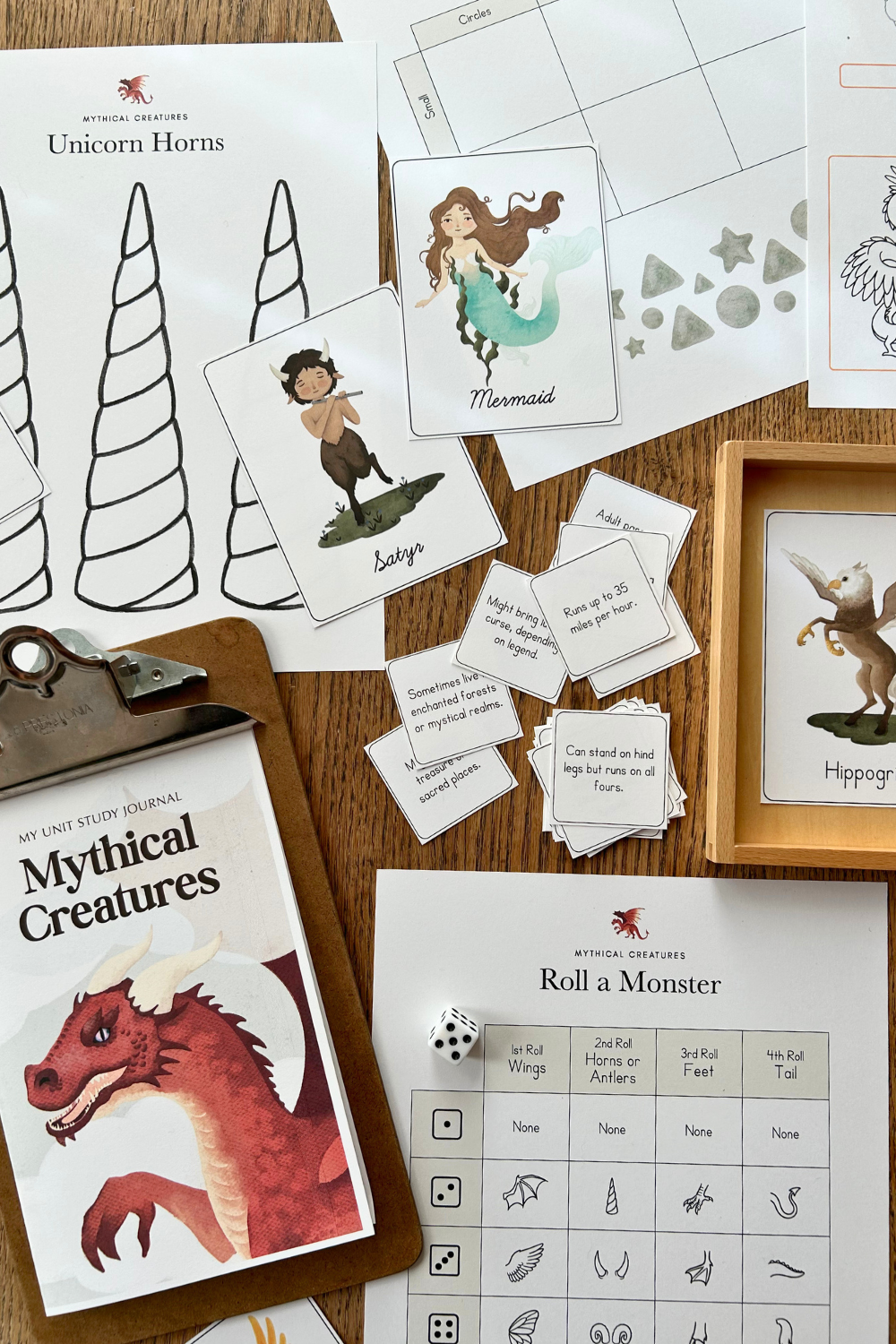 Mythical Creatures Unit Study for kids by How Wee Learn